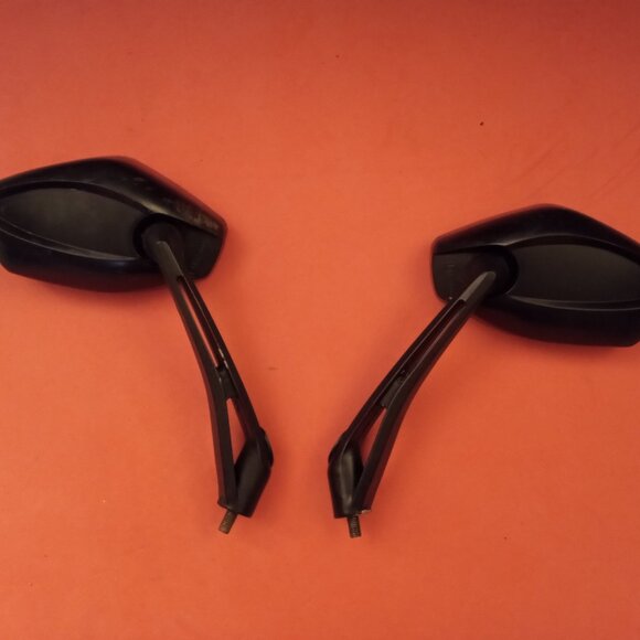 2X Universal Scooter Rearview Mirrors Pair Moped ATV Motorcycle Backup Mirror US - Picture 9 of 15